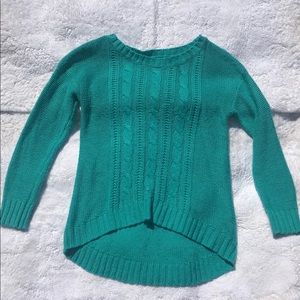 Turquoise/teal sweater by Faded Glory